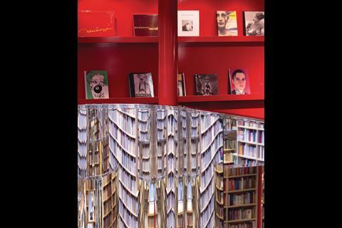 50,000 tomes have been used to create the appearance of a bookshop